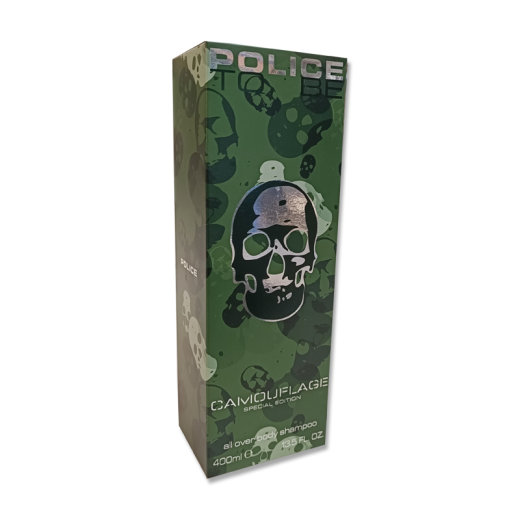 POLICE Camouflage Special Edition All Over Body Shampoo 400ml