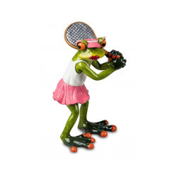 Frosch Tennisspielerin