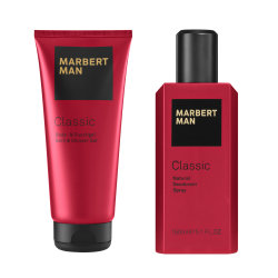 Marbert Man Classic Set Deo Spray + Duschgel 200ml