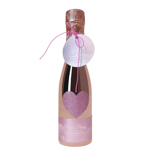 Champagner Flasche Pink Peony Premium Bade &amp; Duschgel Wondernice 240ml