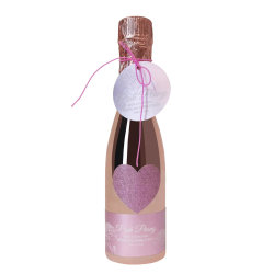 Champagner Flasche Pink Peony Premium Bade &amp; Duschgel...