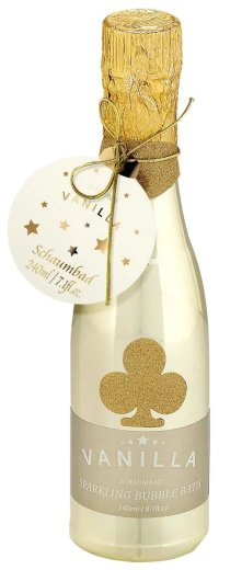 Champagner Flasche Gold Bade &amp; Duschgel Vanilla 240ml